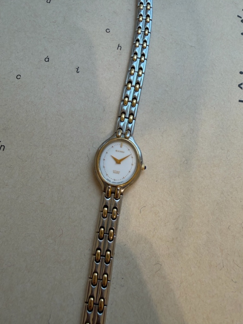 Citizen Two-Tone Silver and Gold Women's Bracelet Watch